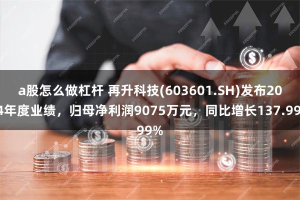 a股怎么做杠杆 再升科技(603601.SH)发布2024年度业绩，归母净利润9075万元，同比增长137.99%