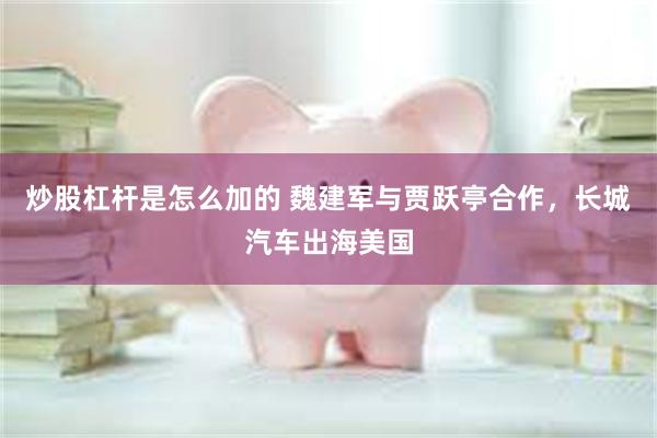 炒股杠杆是怎么加的 魏建军与贾跃亭合作，长城汽车出海美国