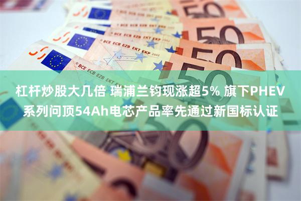 杠杆炒股大几倍 瑞浦兰钧现涨超5% 旗下PHEV系列问顶54Ah电芯产品率先通过新国标认证