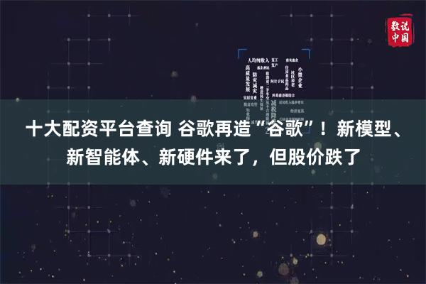 十大配资平台查询 谷歌再造“谷歌”!新模型、新智能体、新硬件来了,但股价跌了