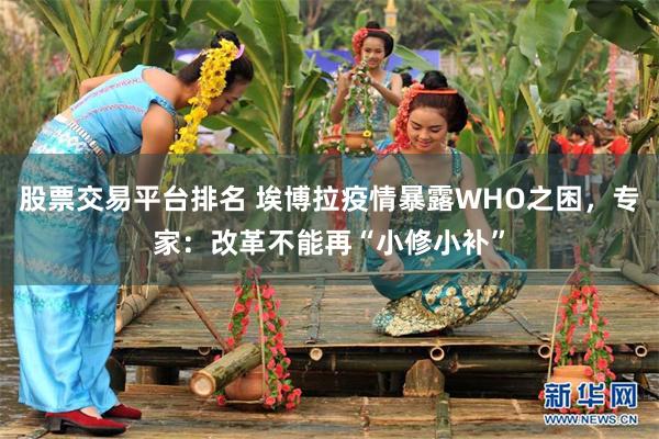 股票交易平台排名 埃博拉疫情暴露WHO之困，专家：改革不能再“小修小补”