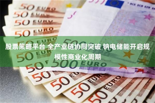 股票策略平台 全产业链协同突破 钠电储能开启规模性商业化周期