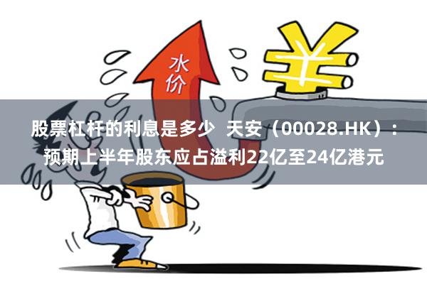 股票杠杆的利息是多少  天安（00028.HK）：预期上半年股东应占溢利22亿至24亿港元