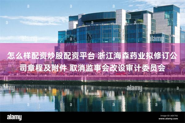 怎么样配资炒股配资平台 浙江海森药业拟修订公司章程及附件 取消监事会改设审计委员会