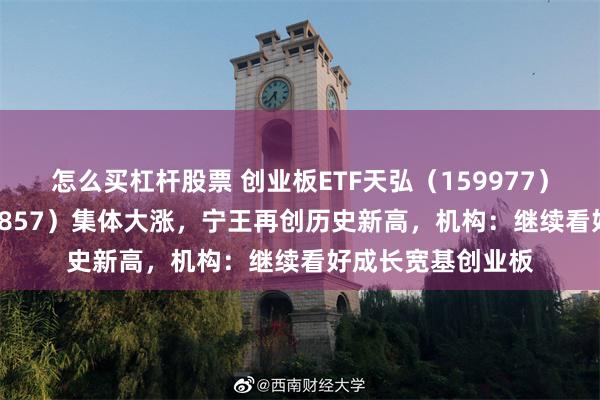 怎么买杠杆股票 创业板ETF天弘（159977）、光伏ETF（159857）集体大涨，宁王再创历史新高，机构：继续看好成长宽基创业板