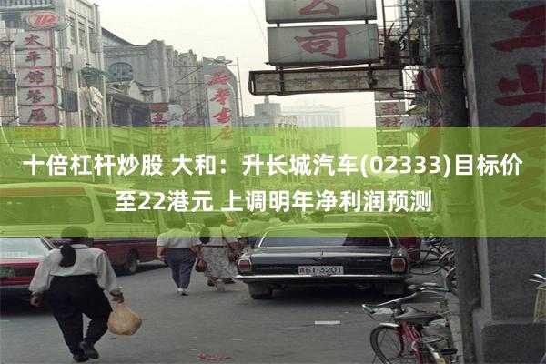 十倍杠杆炒股 大和：升长城汽车(02333)目标价至22港元 上调明年净利润预测