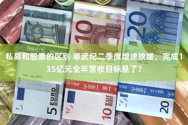 私募和股票的区别 寒武纪二季度增速放缓，完成135亿元全年营收目标悬了？