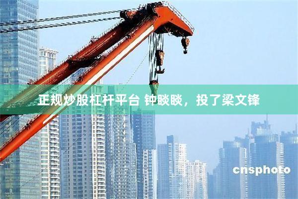 正规炒股杠杆平台 钟睒睒，投了梁文锋