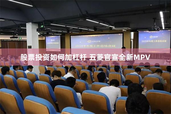 股票投资如何加杠杆 五菱官宣全新MPV