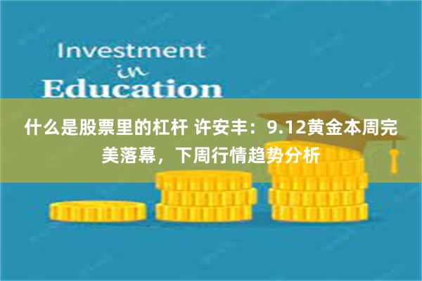 什么是股票里的杠杆 许安丰：9.12黄金本周完美落幕，下周行情趋势分析